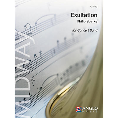 Anglo Music Press Exultation (Grade 4 - Score and Parts) Concert Band Level 4 Composed by Philip Sparke