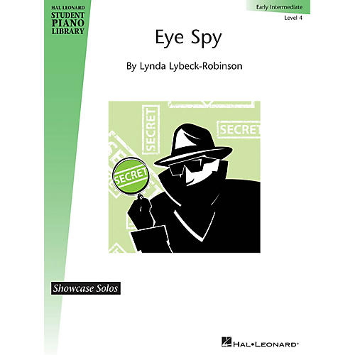 Hal Leonard Eye Spy Piano Library Series Book by Lynda Lybeck-Robinson (Level Early Inter)