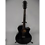 Used Guild F-2512CE 12 String Acoustic Guitar Black