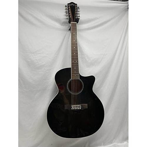 Guild F-2512CE DELUXE 12 String Acoustic Electric Guitar Charcoal