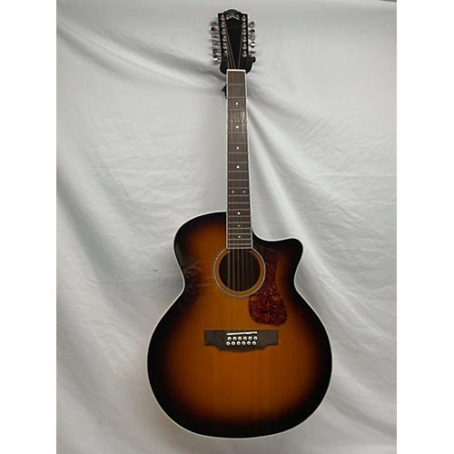 Guild F-2512CE DELUXE 12 String Acoustic Electric Guitar 2 Color Sunburst