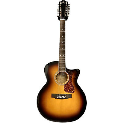 Guild F-2512CE Deluxe 12-String Cutaway Jumbo 12 String Acoustic Electric Guitar