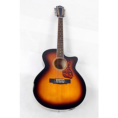 Guild F-2512CE Deluxe 12-String Cutaway Jumbo Acoustic-Electric Guitar
