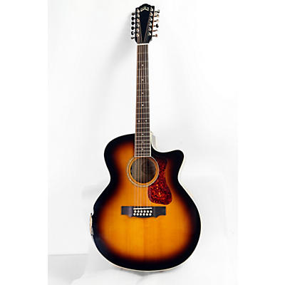 Guild F-2512CE Deluxe 12-String Cutaway Jumbo Acoustic-Electric Guitar