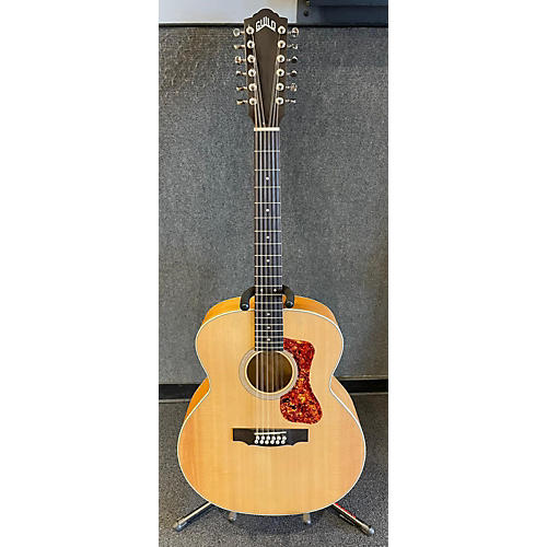 Guild F-2512E 12 String Acoustic Electric Guitar Natural