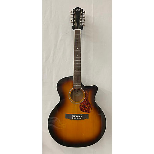 Guild F-2512ce DELUXE 12 String Acoustic Electric Guitar 3 Color Sunburst