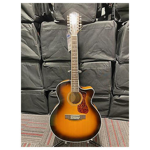 Guild F2512 12 String Acoustic Electric Guitar Sunburst