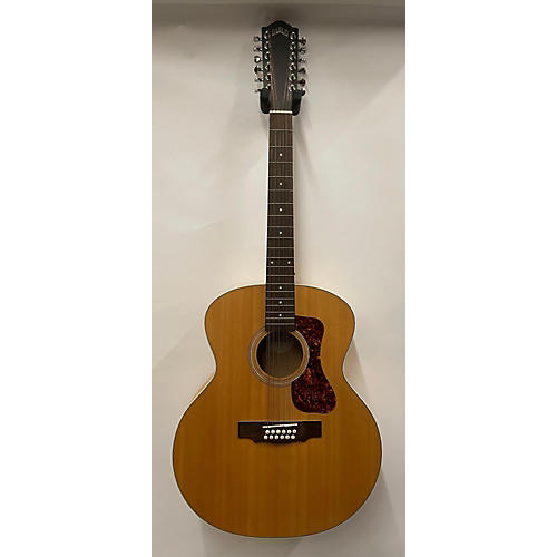 Guild F2512E Jumbo 12 String Acoustic Electric Guitar Natural