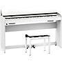 Roland F701 Digital Console Home Piano - White