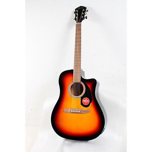 Fender FA-125CE Dreadnought Acoustic-Electric Guitar Condition 3 - Scratch and Dent Sunburst 194744407055