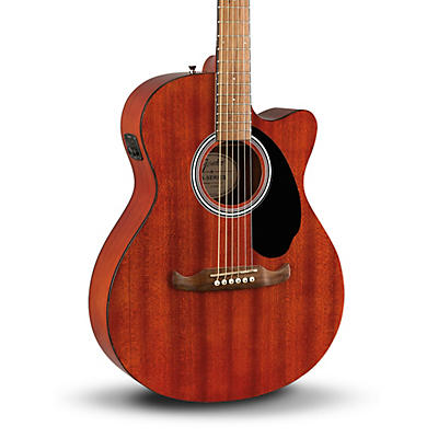 Fender FA-135CE All-Mahogany Concert Acoustic-Electric Guitar -