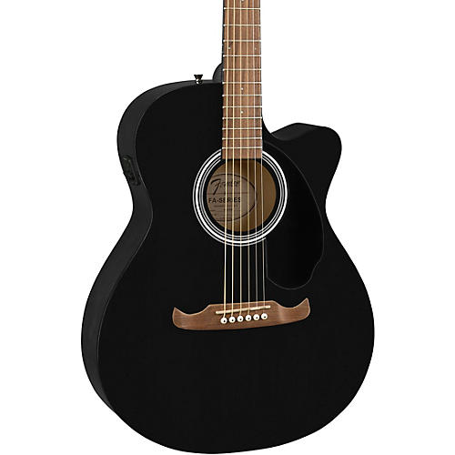 Fender FA-135CE Concert Acoustic-Electric Guitar Condition 1 - Mint Black