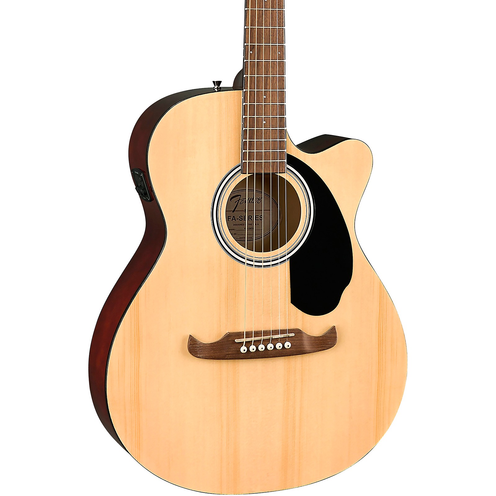 Fender FA135CE Concert AcousticElectric Guitar Natural Musician's