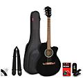 Fender FA-135CE Concert Acoustic-Electric Guitar Pack BlackBlack