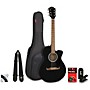 Fender FA-135CE Concert Acoustic-Electric Guitar Pack Black