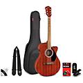 Fender FA-135CE Concert Acoustic-Electric Guitar Pack BlackNatural