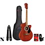 Fender FA-135CE Concert Acoustic-Electric Guitar Pack Natural
