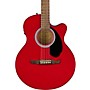 Fender FA-135CE Limited-Edition V2 Concert Cutaway Acoustic-Electric Guitar Dakota Red