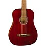 Fender FA-15 Steel 3/4 Scale Acoustic Guitar Red