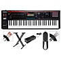 Roland FANTOM-06 Synthesizer With X-Stand, Sustain & Expression Pedal, Plus Livewire Audio & MIDI Cables