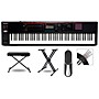 Roland FANTOM-08 Synthesizer With X-Stand, Sustain Pedal, Bench and Livewire Audio Cables