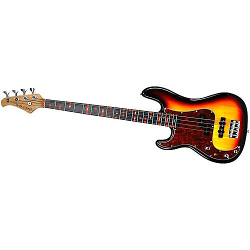 FB-525 Left Handed Electric Bass Guitar with Built-in Lighted Learning System