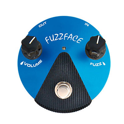 Dunlop FFM1 Silicon Fuzz Face Mini Blue Guitar Effects Pedal