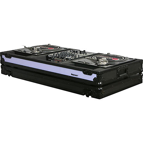 FFXBM12WBL DJ Coffin For Two Turntables In Battle Mode and 12