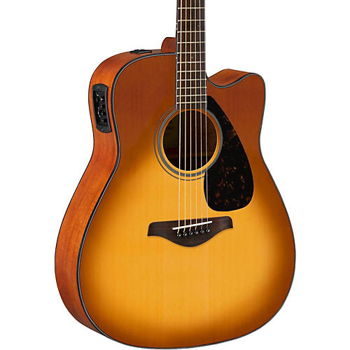 Yamaha FG Series FGX800C Acoustic-Electric Guitar Sand Burst