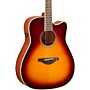 Open-Box Yamaha FGC-TA TransAcoustic Dreadnought Cutaway Acoustic-Electric Guitar Condition 2 - Blemished Brown Sunburst 197881528089