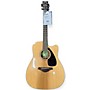 Used Yamaha FGX800C Acoustic Electric Guitar Natural