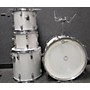 Used Pearl FIBER GLASS Drum Kit Pearl White