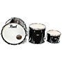 Used Pearl FIBER GLASS KIT Drum Kit PIANO BLACK