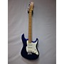 Used Fret-King FKV6DBR Solid Body Electric Guitar candy apple blue