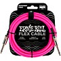 Ernie Ball FLEX Straight to Straight Instrument Cable 10 ft. Pink