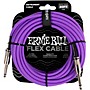 Ernie Ball FLEX Straight to Straight Instrument Cable 20 ft. Purple