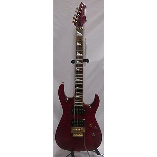 FLOYD ROSE RED QUILT S STYLE Solid Body Electric Guitar
