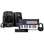 Novation FLkey 2 Keyboard Controller With Focusrite 2i2 USB Audio Interface & Adam Audio D3V 3