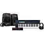 Novation FLkey Keyboard Controller With Focusrite 2i2 USB Audio Interface & Adam Audio D3V 3