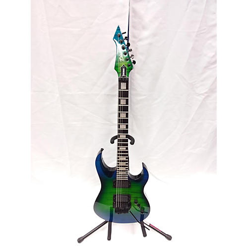 DBZ Guitars FM-FR Halycon Solid Body Electric Guitar Turquoise
