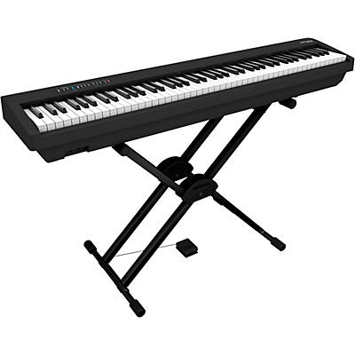 Roland FP-30X Digital Piano With Roland Double-Brace X-Stand and DP-2 Pedal