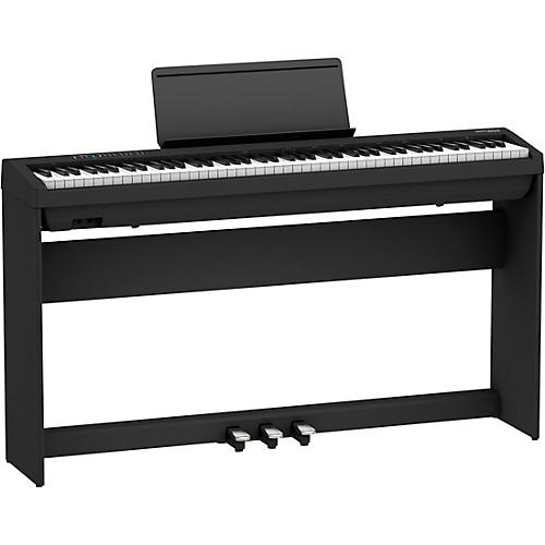 Roland FP-30X Digital Piano with Matching Stand and Pedalboard Black