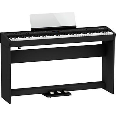 Roland FP-60X Digital Piano With Matching Stand and Pedalboard