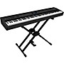 Roland FP-60X Digital Piano with Roland Double Brace X-Stand and DP-10 Pedal Black