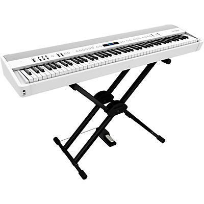 Roland FP-60X Digital Piano with Roland Double Brace X-Stand and DP-10 Pedal