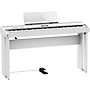 Roland FP-90X Digital Piano With Matching Stand and DP-10 Pedal White