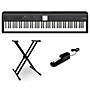 Roland FP-E50 Digital Piano With Double-Brace X-Stand and Sustain Pedal Black