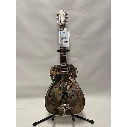 Fender FR48 Resonator Guitar Chrome