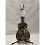 Used Fender FR48 Resonator Guitar Chrome