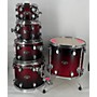 Used PDP by DW FS Series 7 Piece Birch Drum Set Drum Kit Satin Red Burst